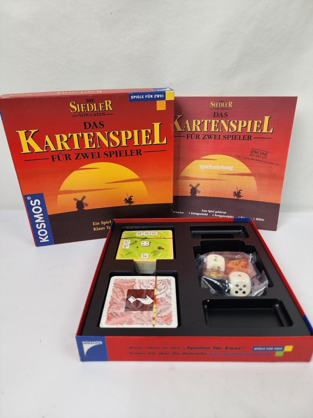 Die Siedler Von Catan: Das Kartenspiel Fur Zwei Spieler Kosmos German Ed NIB